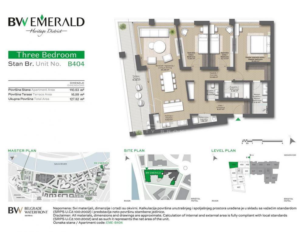 BW Emerald luxury apartment Belgrade Waterfront - Nomad Homes