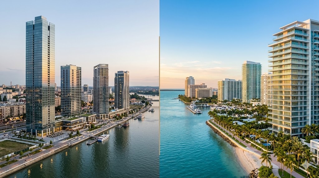 poređenje roi investicija u luksuzne nekretnine beograd na vodi vs florida nomad homes